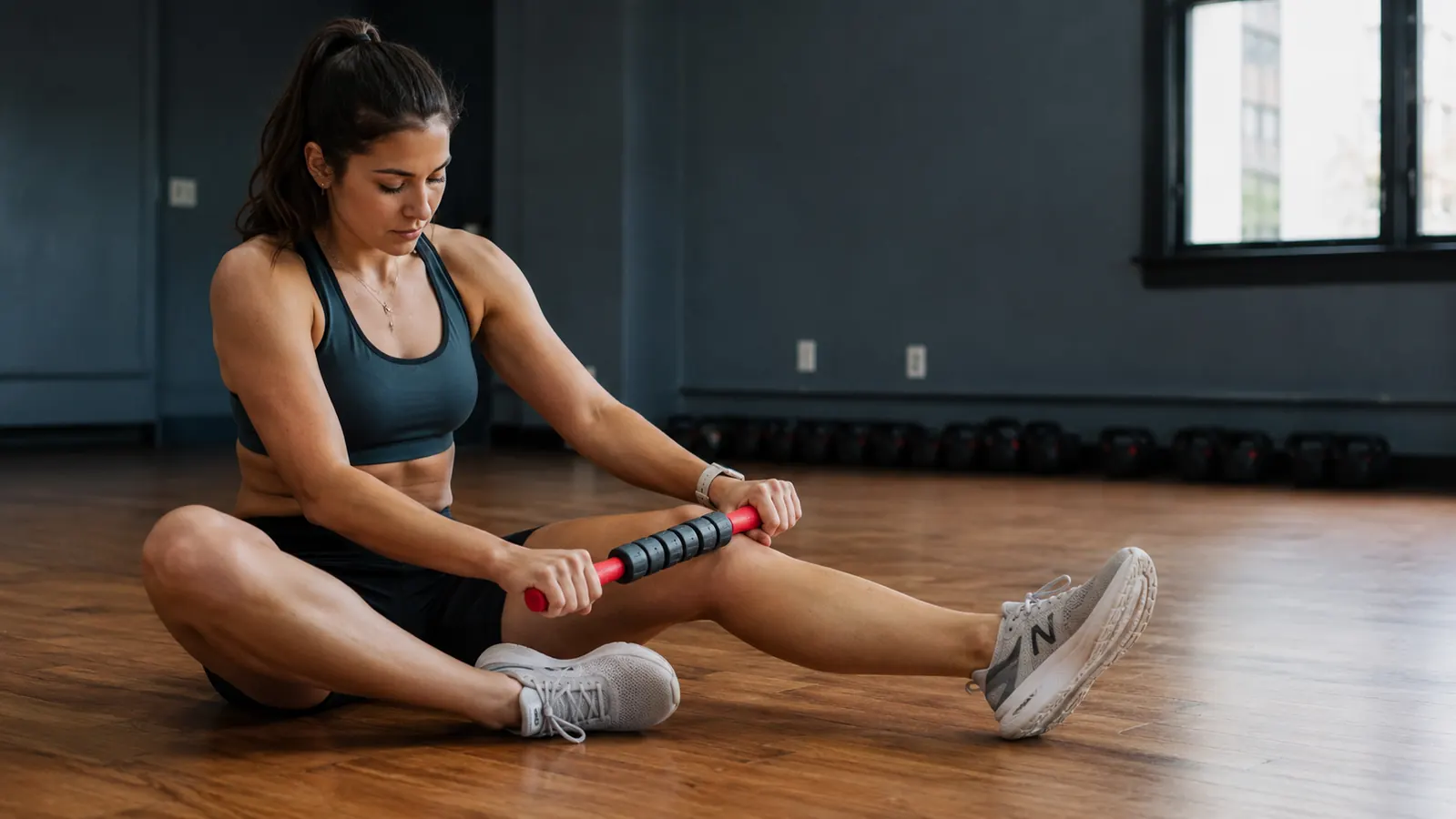 How to Roll Out Tight Calves and Hamstrings After Runs Using a Muscle Roller Stick